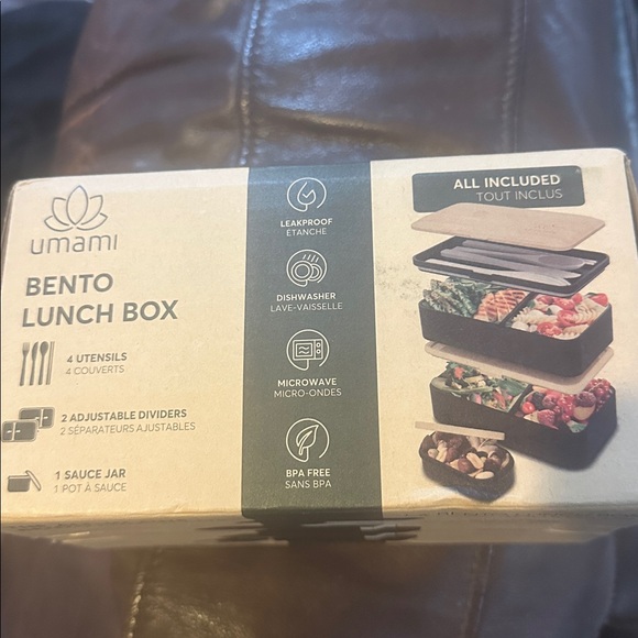 NIB Umami Bento Box Adult All-In-1, Leakproof, Microwave & Dishwasher safe - Picture 8 of 9